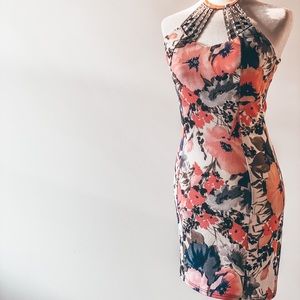 Floral Jeweled Dress